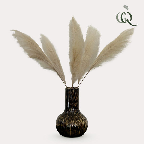 Kunstbloemen Solo - Crème - Pampas Plumes - x 6 - 115cm