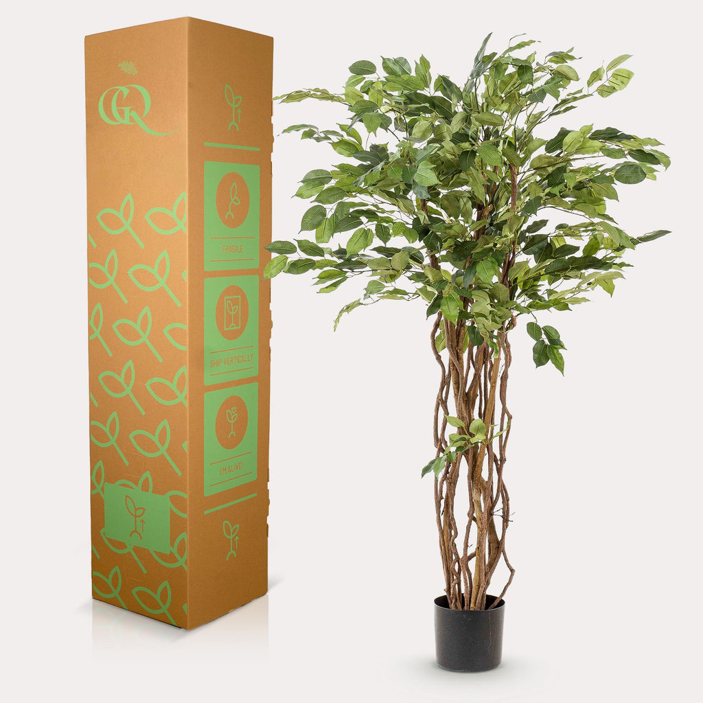 Kunstpflanze - Ficus Lyrata - Geigenfeige - 140 cm