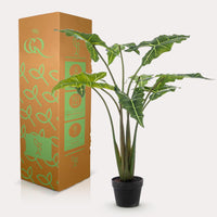 Alocasia Frydek - 100 cm - kunstpflanze