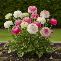 Green boutiQ - Bloembollen - Ranunculus Pastel Mix - Diversen Kleuren - 40 stuks - Bolmaat 5/6 - XXL Pack