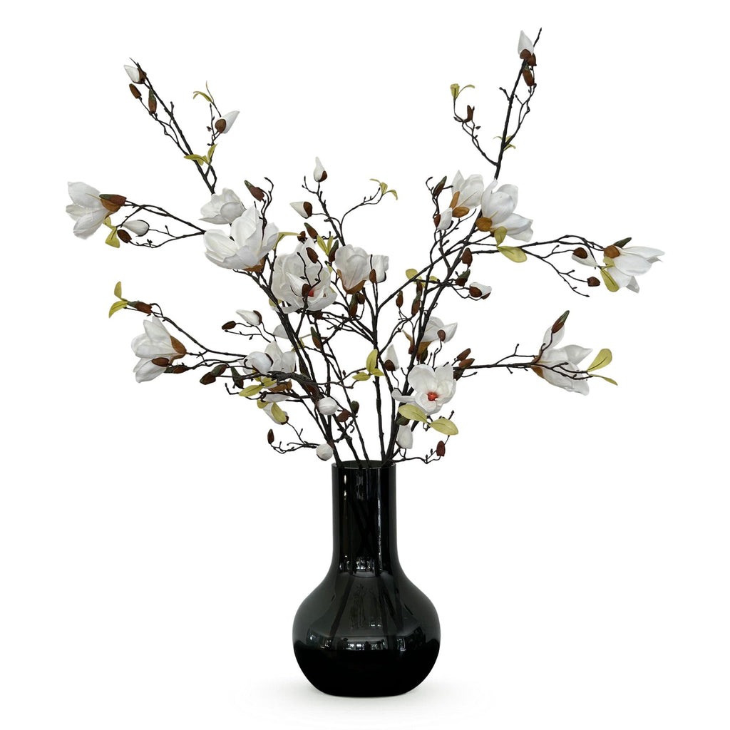 Fleurs artificielles Solo - Crème - Branches de magnolia - x 4 - 105 cm