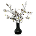 Fleurs artificielles Solo - Crème - Branches de magnolia - x 4 - 105 cm