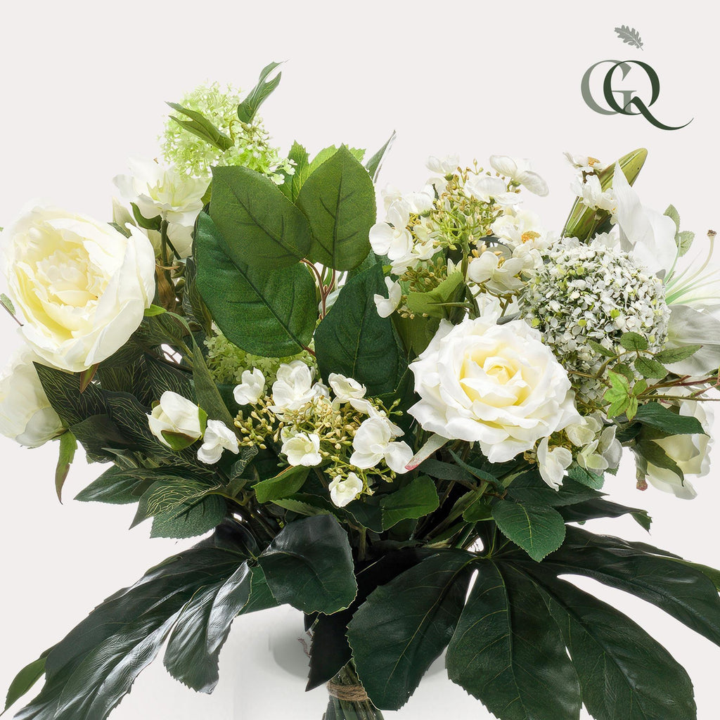 Fleurs artificielles - Bouquet - M - White Dream - 60 cm