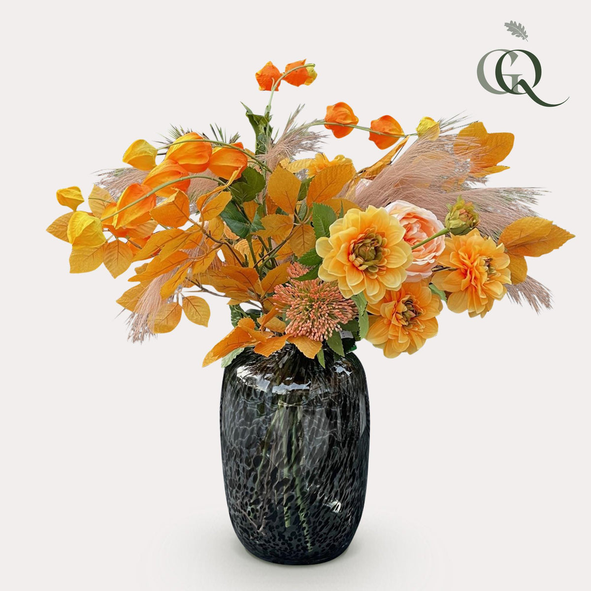 Kunstbloemen - Boeket - L - Orange Dream - 90cm