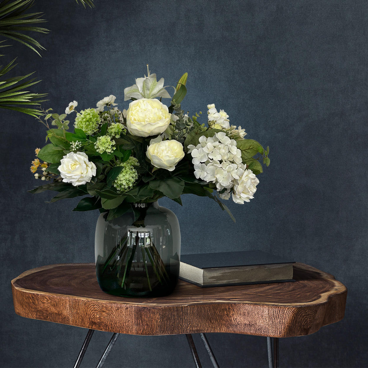 Fleurs artificielles - Bouquet - M - White Dream - 60 cm