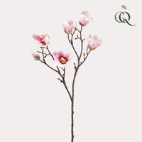 Kunstbloemen - Magnolia bloem Roze x8 -65cm