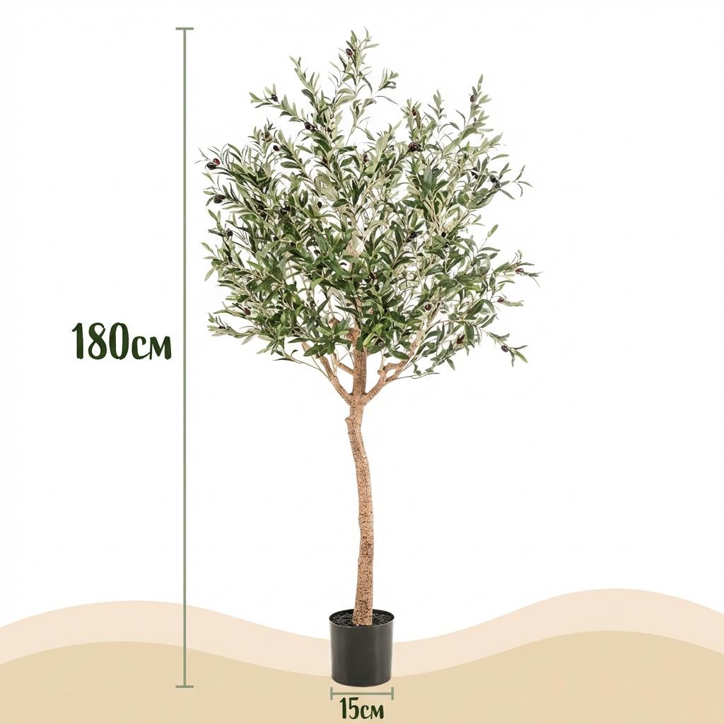 Künstlicher Olivenbaum - Olea europaea - Olivenbaum - 180 cm