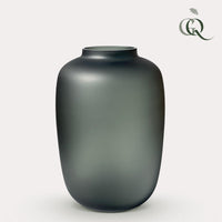 Vase Glas - Satin Grey - Artic M - H35 W25