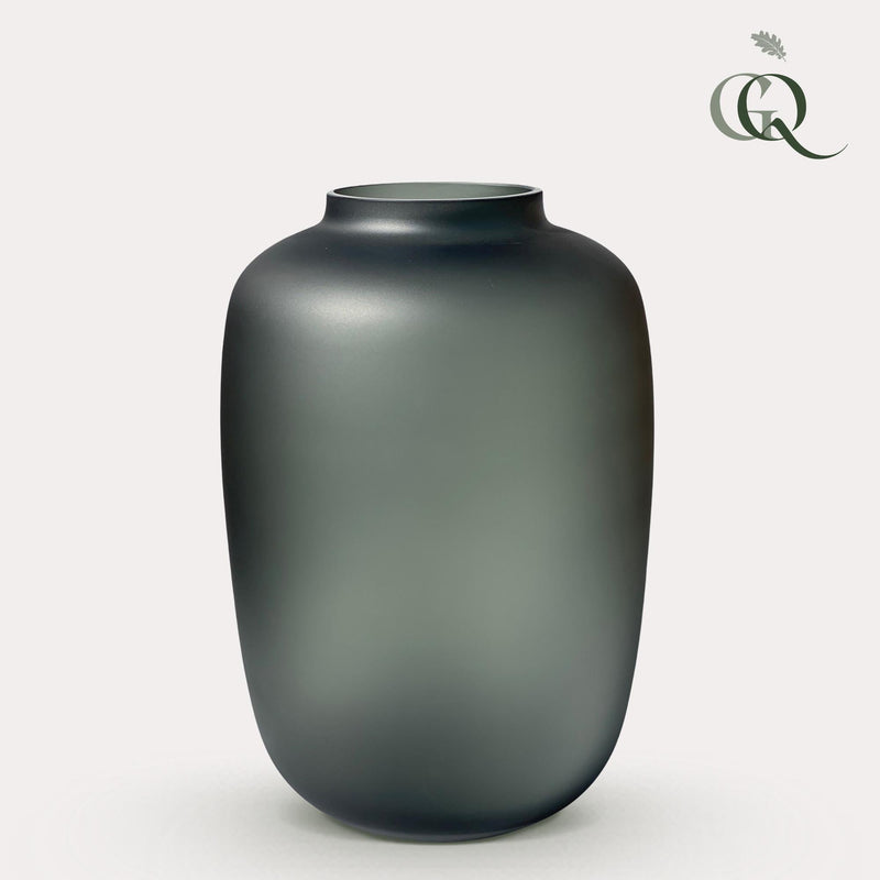 Vase Glas - Satin Grey - Artic M - H35 W25